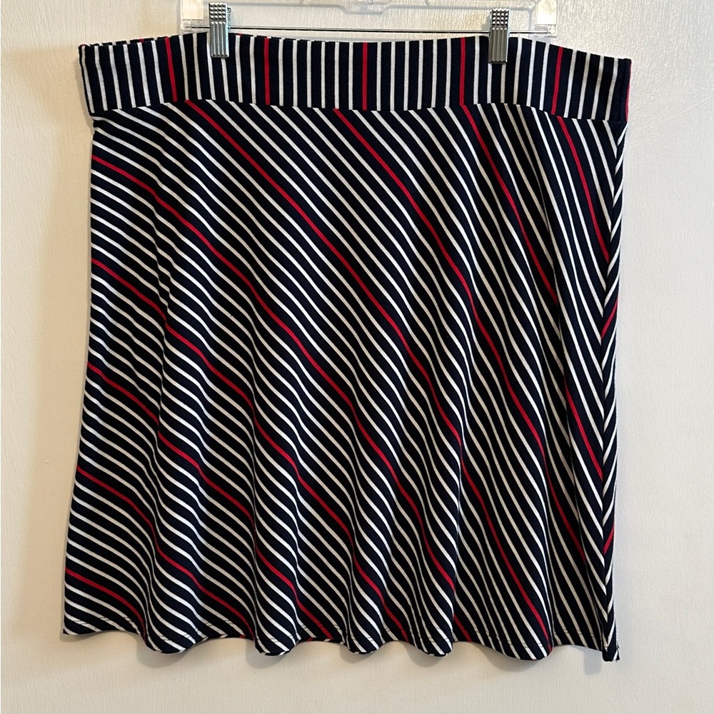 Dressbarn Striped Skirt, Size 2X